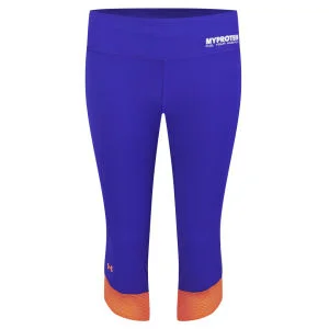 Γυναικείο Κάπρι Συμπίεσης Under Armour® Fly-By - Siberian Iris
