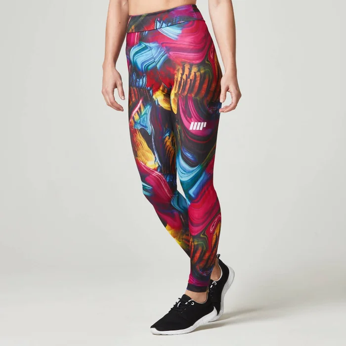 Γυναικείο Κολάν Myprotein – Psychedelic Swirl