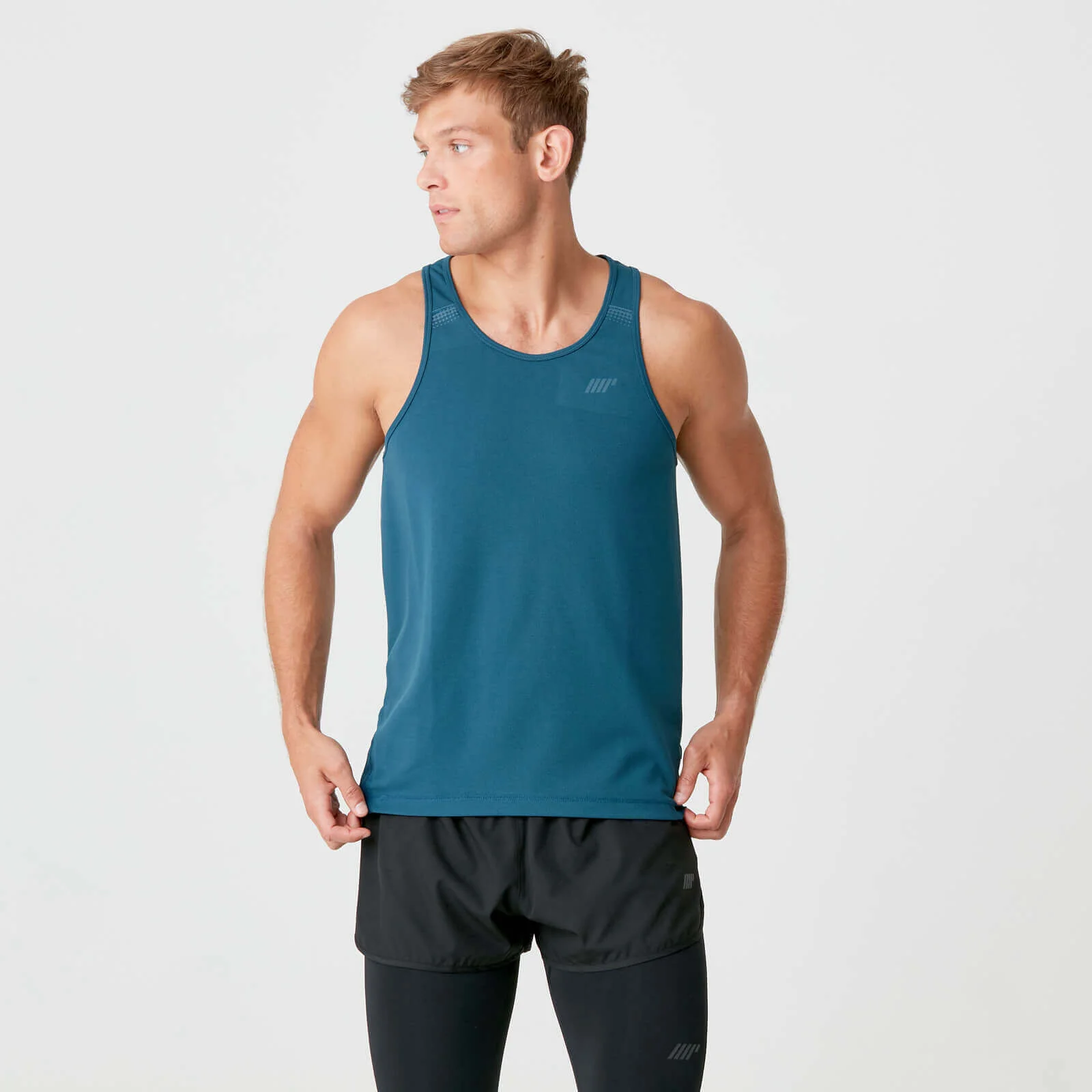 MP Boost Tank Top - Petrol Blue - XS Εικόνα 1