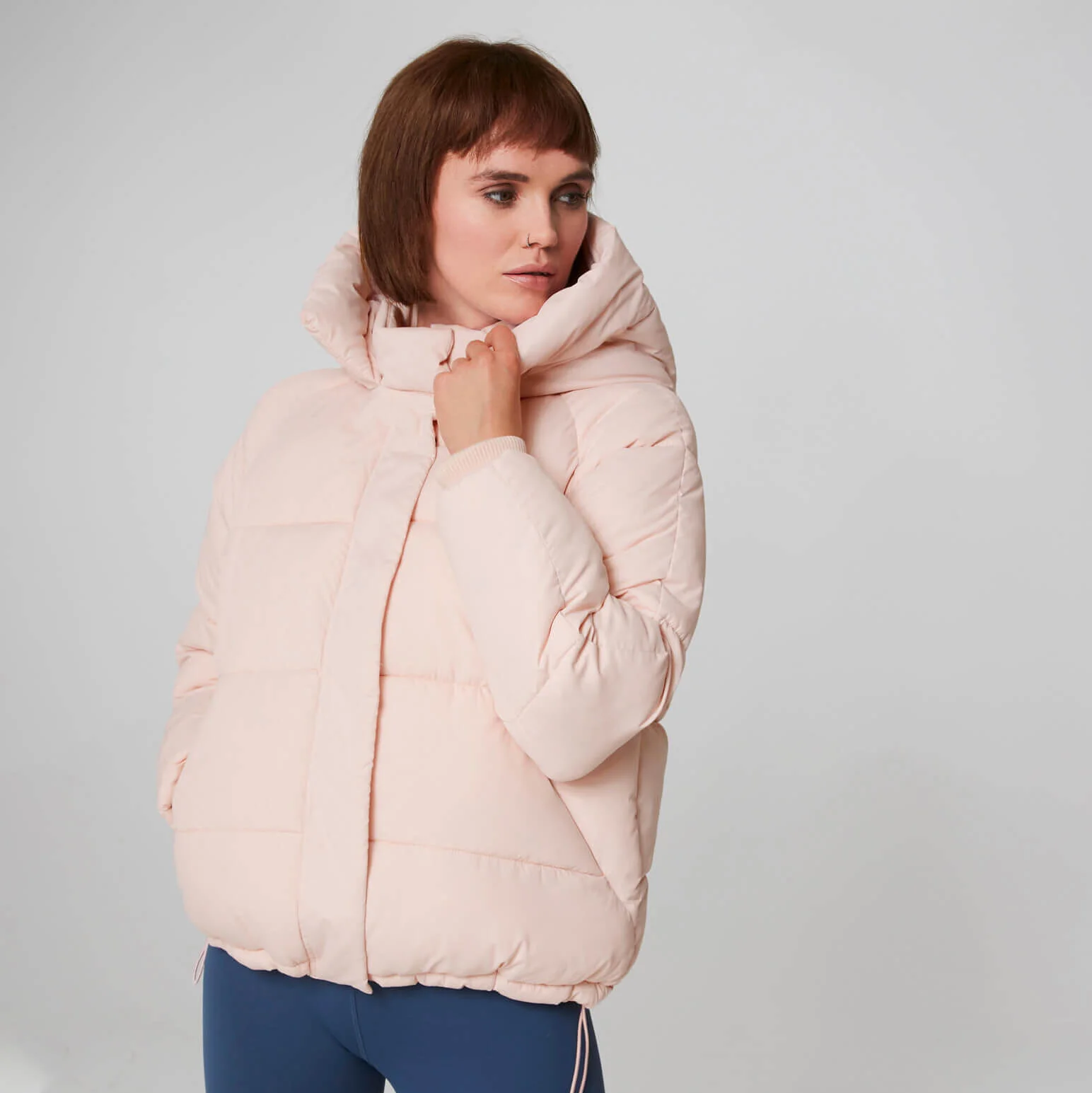 Μπουφάν Cropped Puffer - Ροζ - XS Εικόνα 1