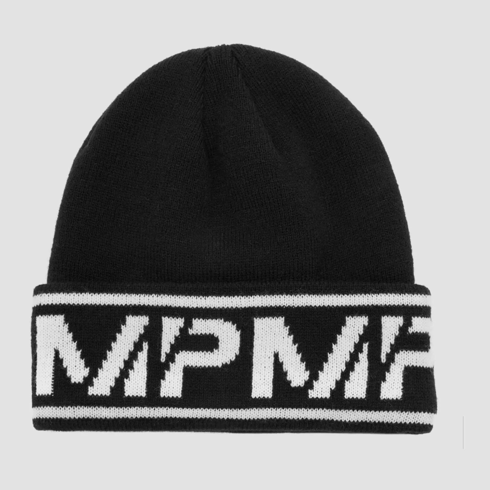 MP Logo Beanie Hat - Black Εικόνα 1