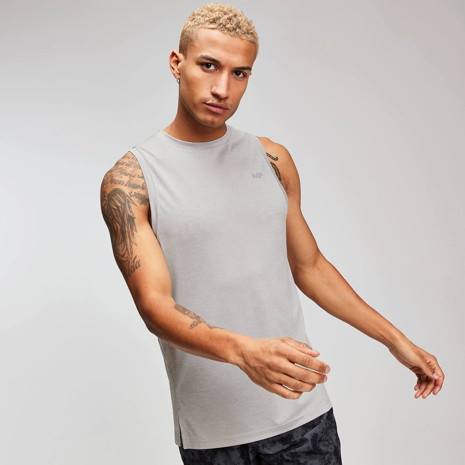 Ανδρικό Τιραντάκι Προπόνησης MP - Ελαφρύ Γκρι - XS Εικόνα 1