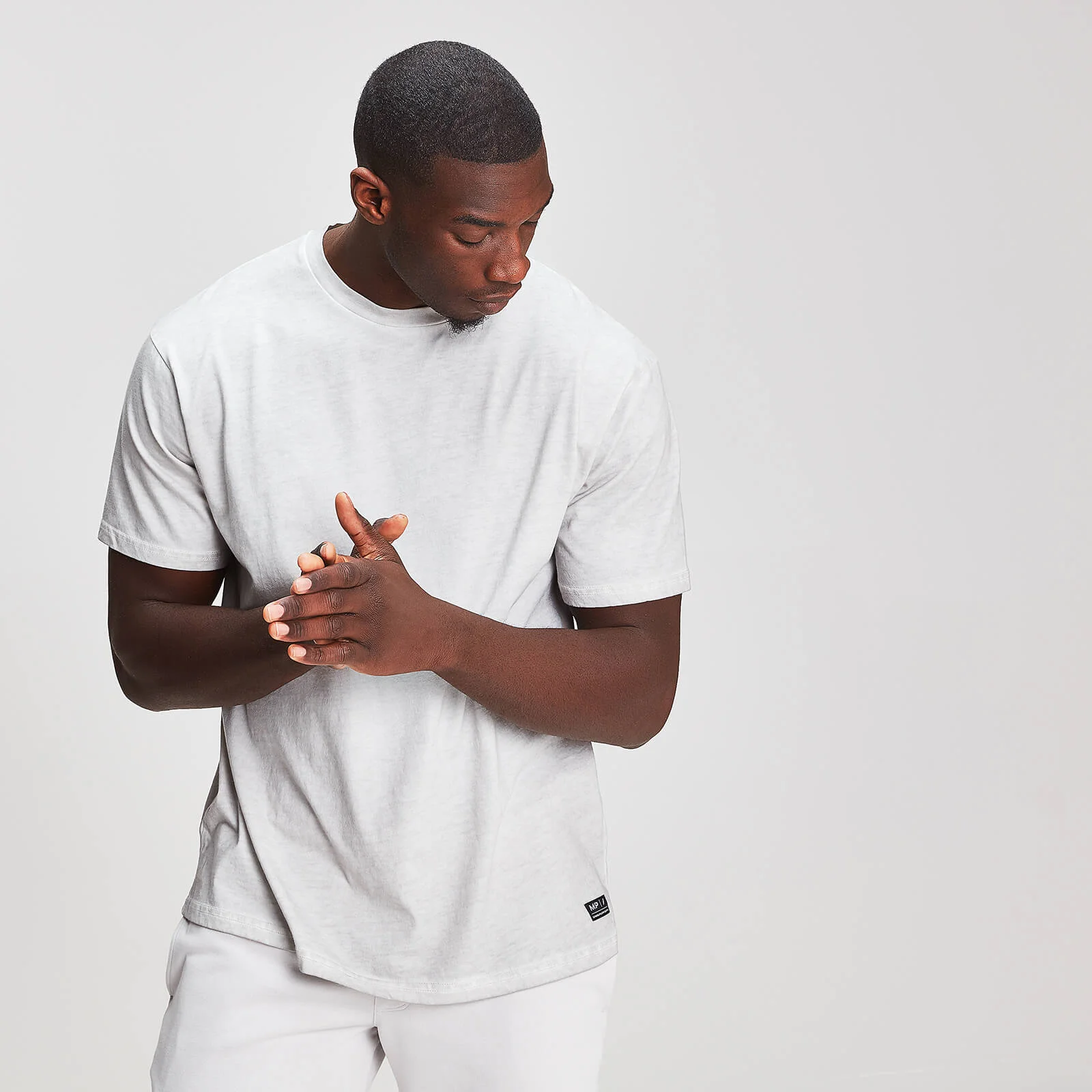 Ανδρική Μπλούζα Myprotein Graphic - Ασημί - XS Εικόνα 1