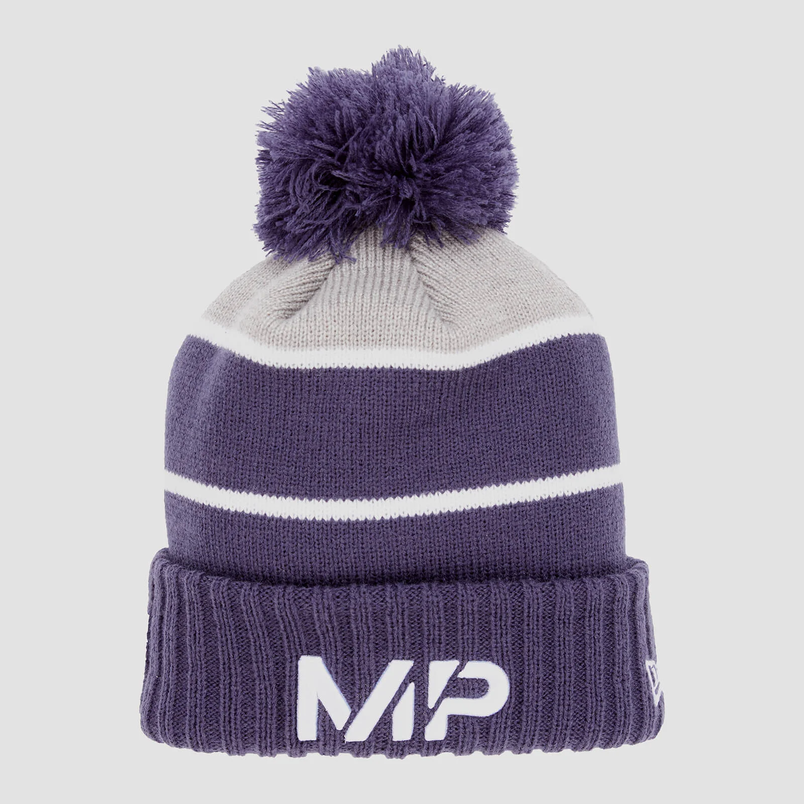 MP New Era Knitted Bobble Hat - Navy/White Εικόνα 1
