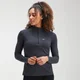 MP Women's Performance Zip Training Top- Μαύρο/Καρβουάρ Marl
