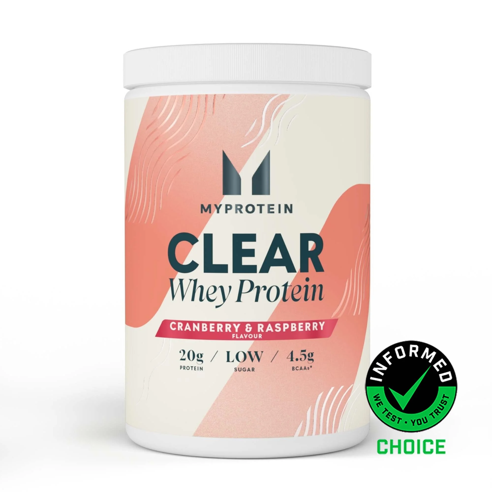 Clear Whey Isolate - 500g - 20servings - Cranberry & Raspberry Εικόνα 1