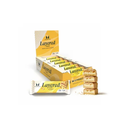 Πρωτεϊνική Μπάρα 6 Στρώσεων - 12 x 60g - White Gold