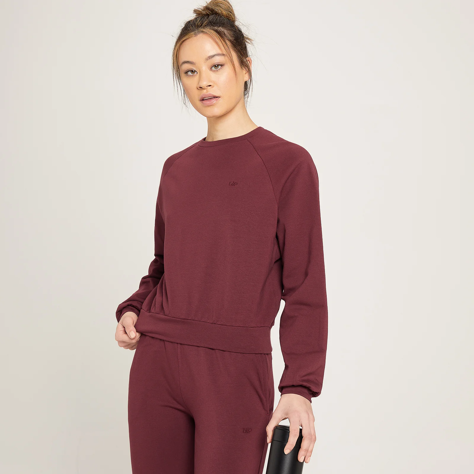 MP Women's Composure Sweatshirt- Washed Oxblood - XXS Εικόνα 1