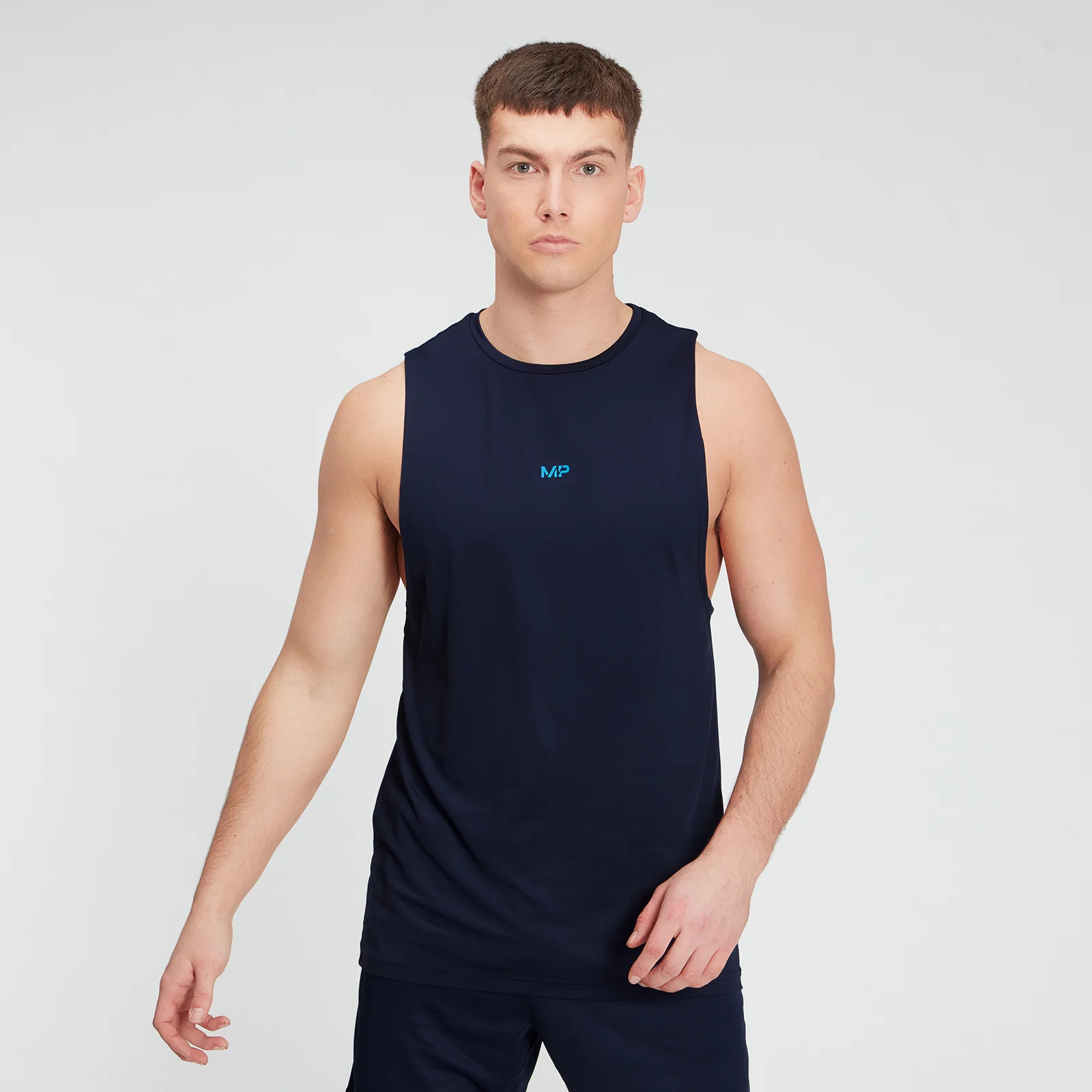 MP Men's Graphic Training Tank - Navy - XXS Εικόνα 1