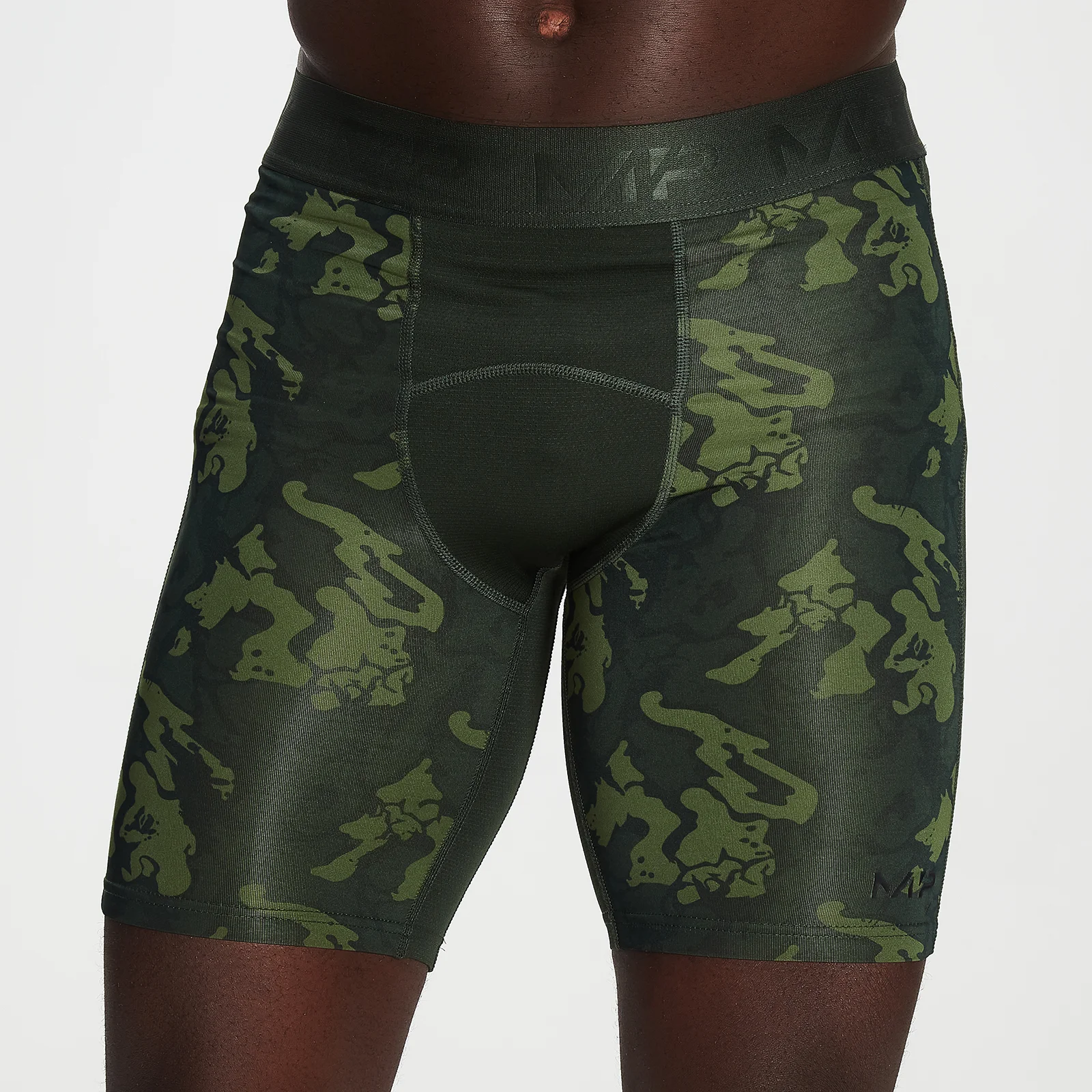 Ανδρικό Σορτς MP Adapt Base Layer Με Σχέδιο Παραλλαγής - Green Camo - XXS Εικόνα 1