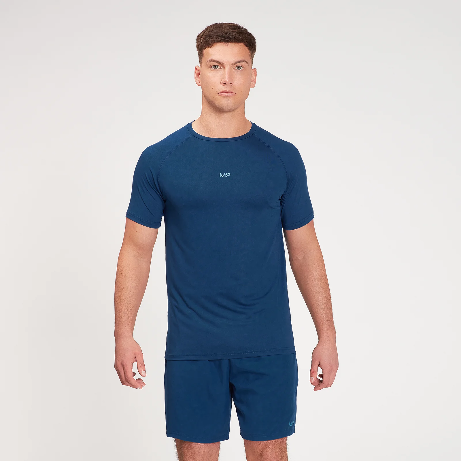 MP Men's Fade Graphic Training Short Sleeve T-Shirt - Dark Blue - XXS Εικόνα 1