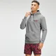 MP Men's Adapt Embroidered Hoodie - Storm Grey Marl