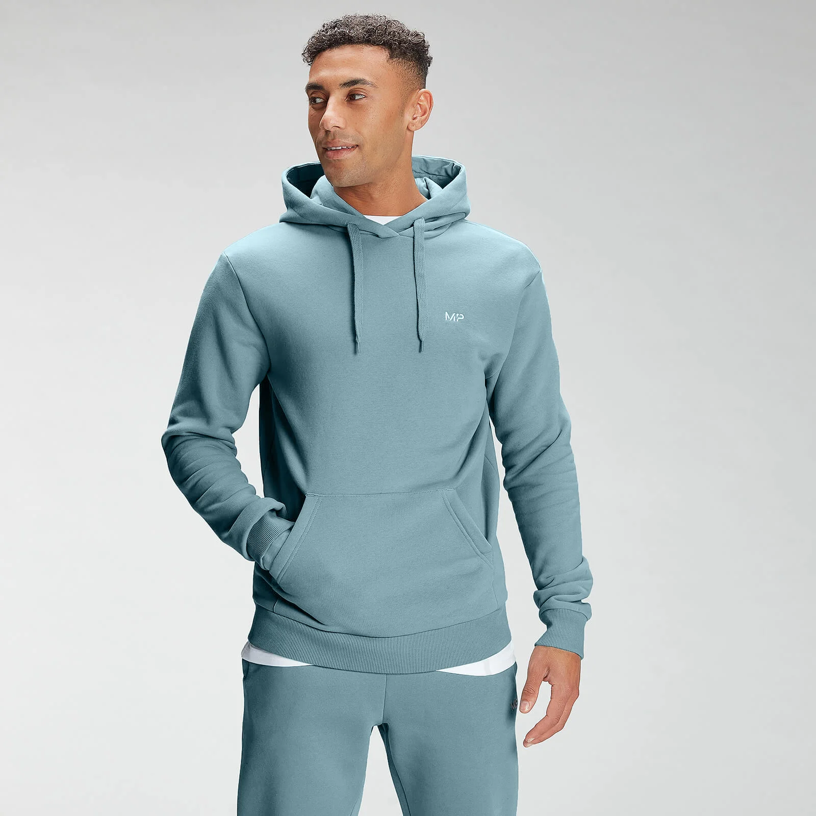 MP Men's Rest Day Hoodie - Ice Blue - XXS Εικόνα 1