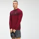 MP Ανδρικό Essential Seamless Long Sleeve Top - Wine Marl