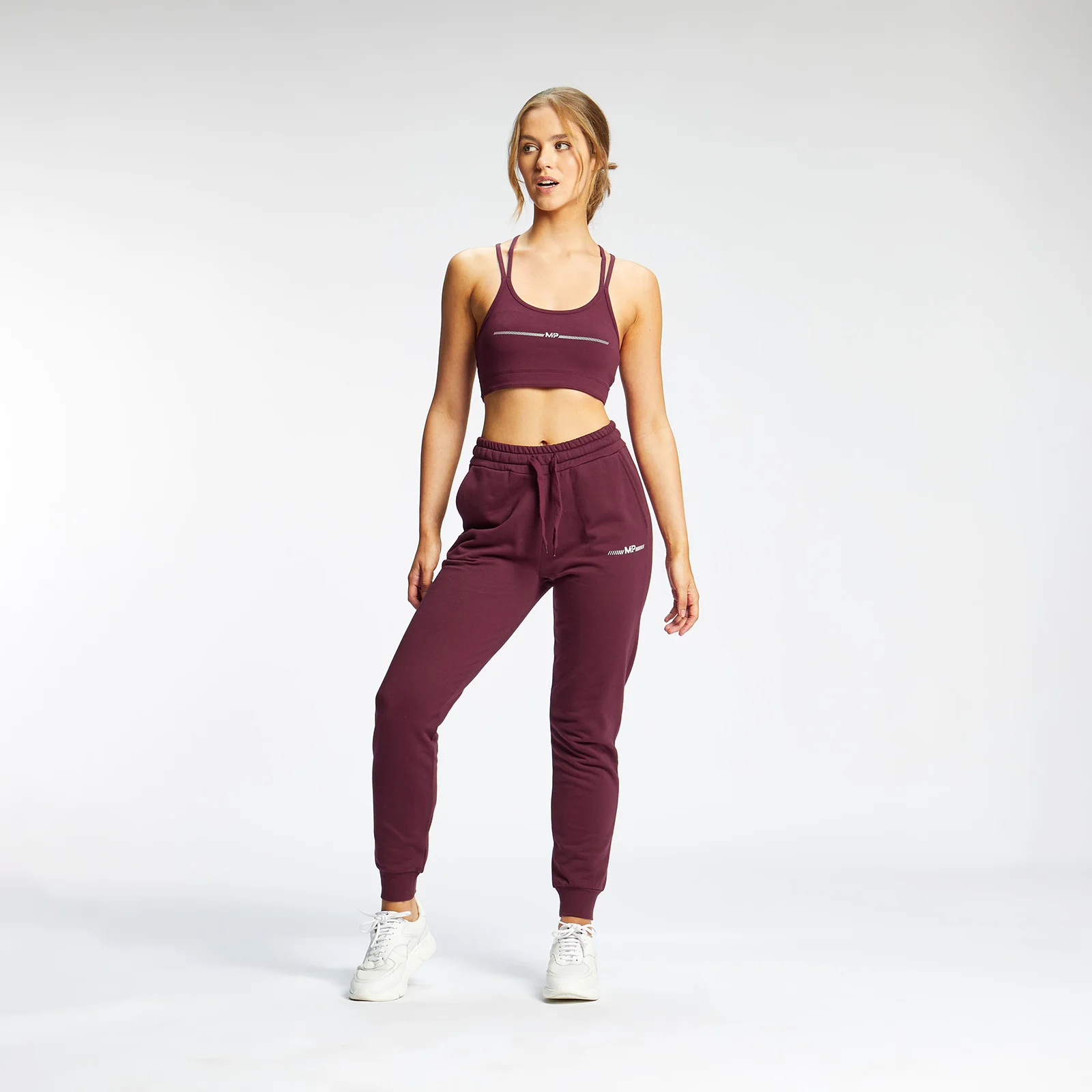 MP Women's Mini Mark Graphic Bra - Merlot - XXS Εικόνα 1