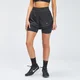 MP Women's Velocity Running Double Layer Shorts - Μαύρο