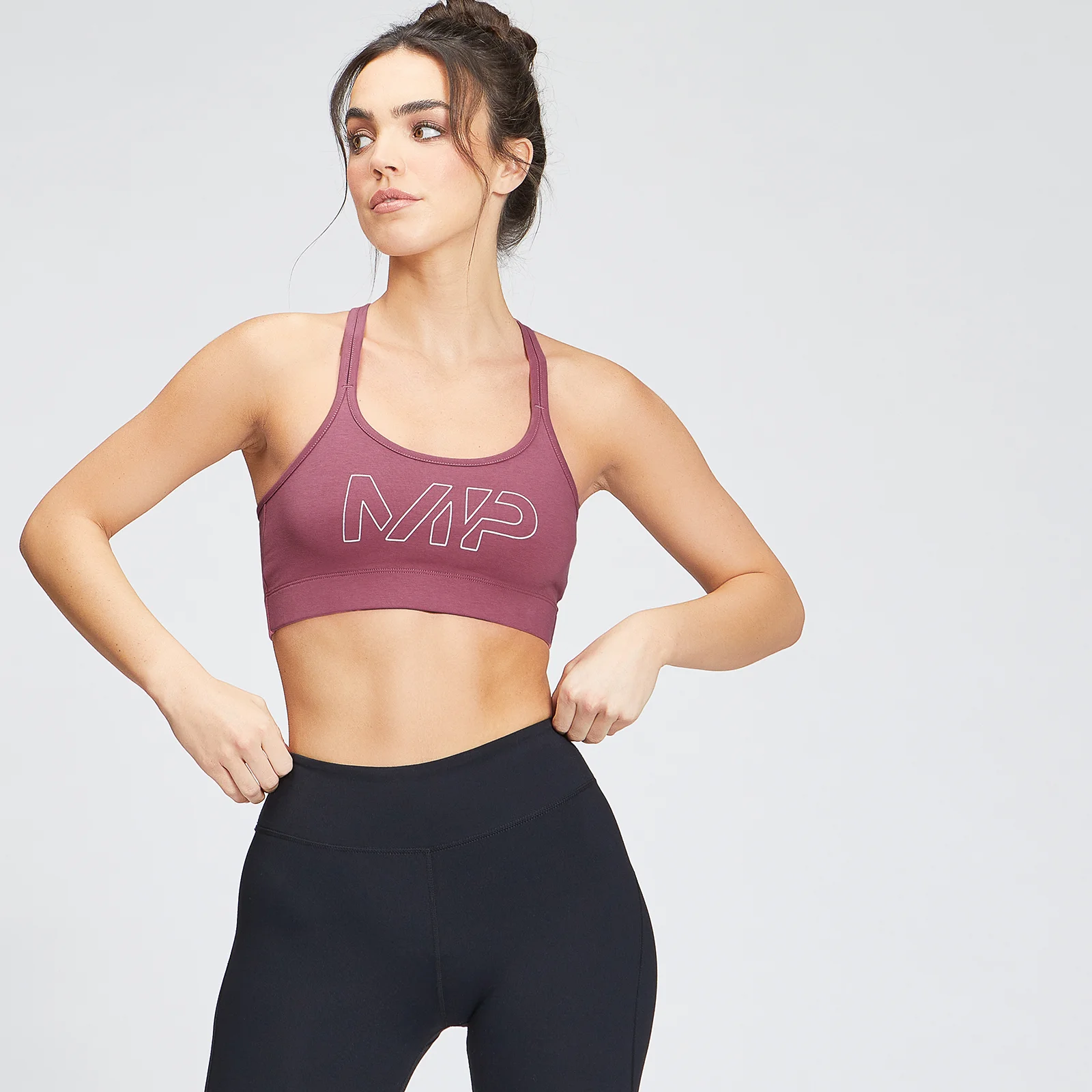 MP Γυναικείο Original Jersey Bra - Frosted Berry - XXS Εικόνα 1