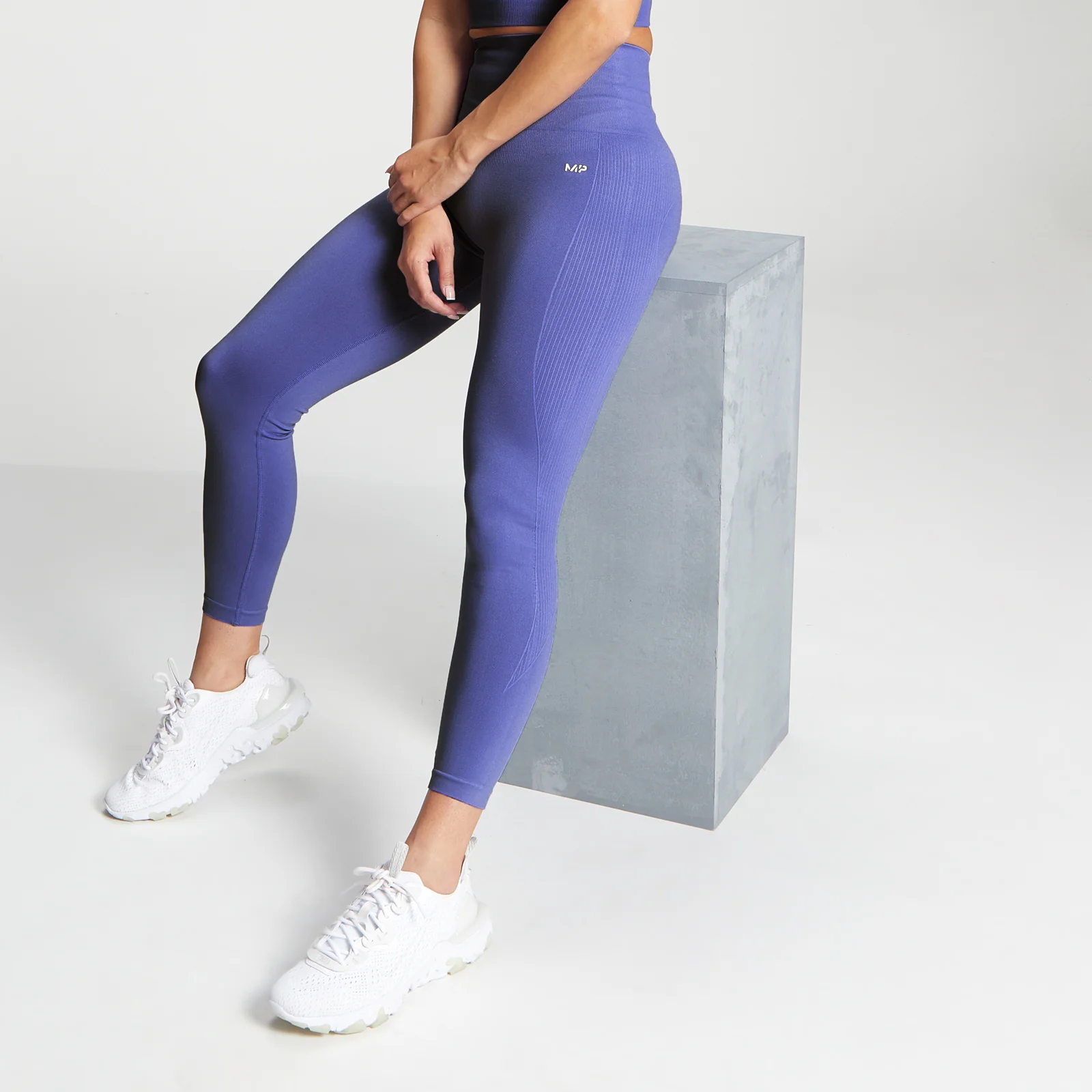 MP Women's Shape Seamless 7/8 Leggings - Bluebell - XXS Εικόνα 1
