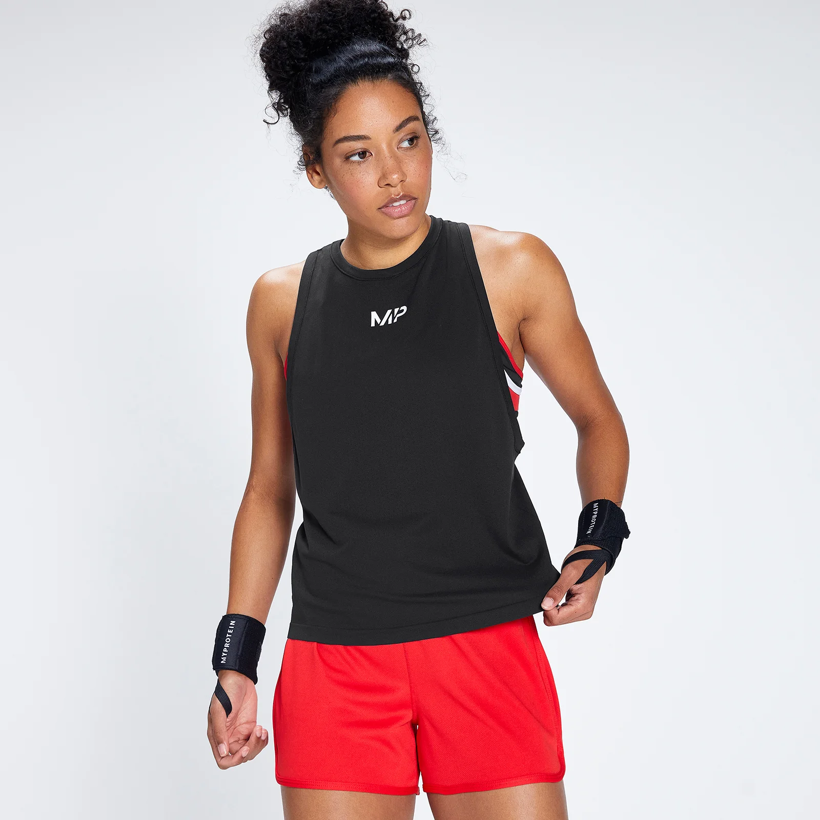 MP Women's Engage Lightweight Seamless Vest - Μαύρο/λευκό - XXS Εικόνα 1