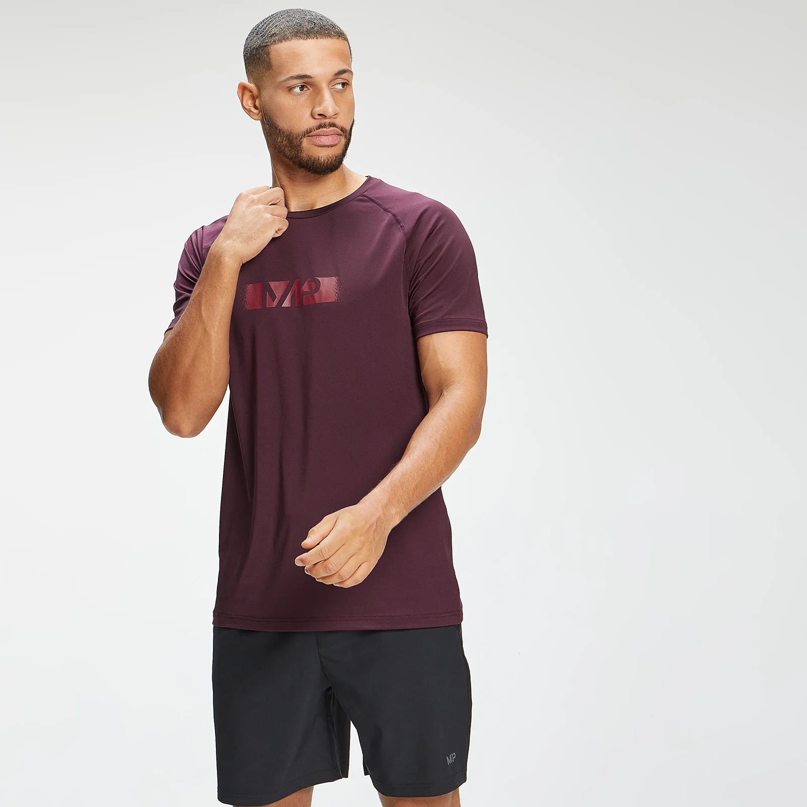 MP Ανδρικό κοντομάνικο μπλουζάκι προπόνησης Graffiti Graphic - Λιμάνι - XXS Εικόνα 1