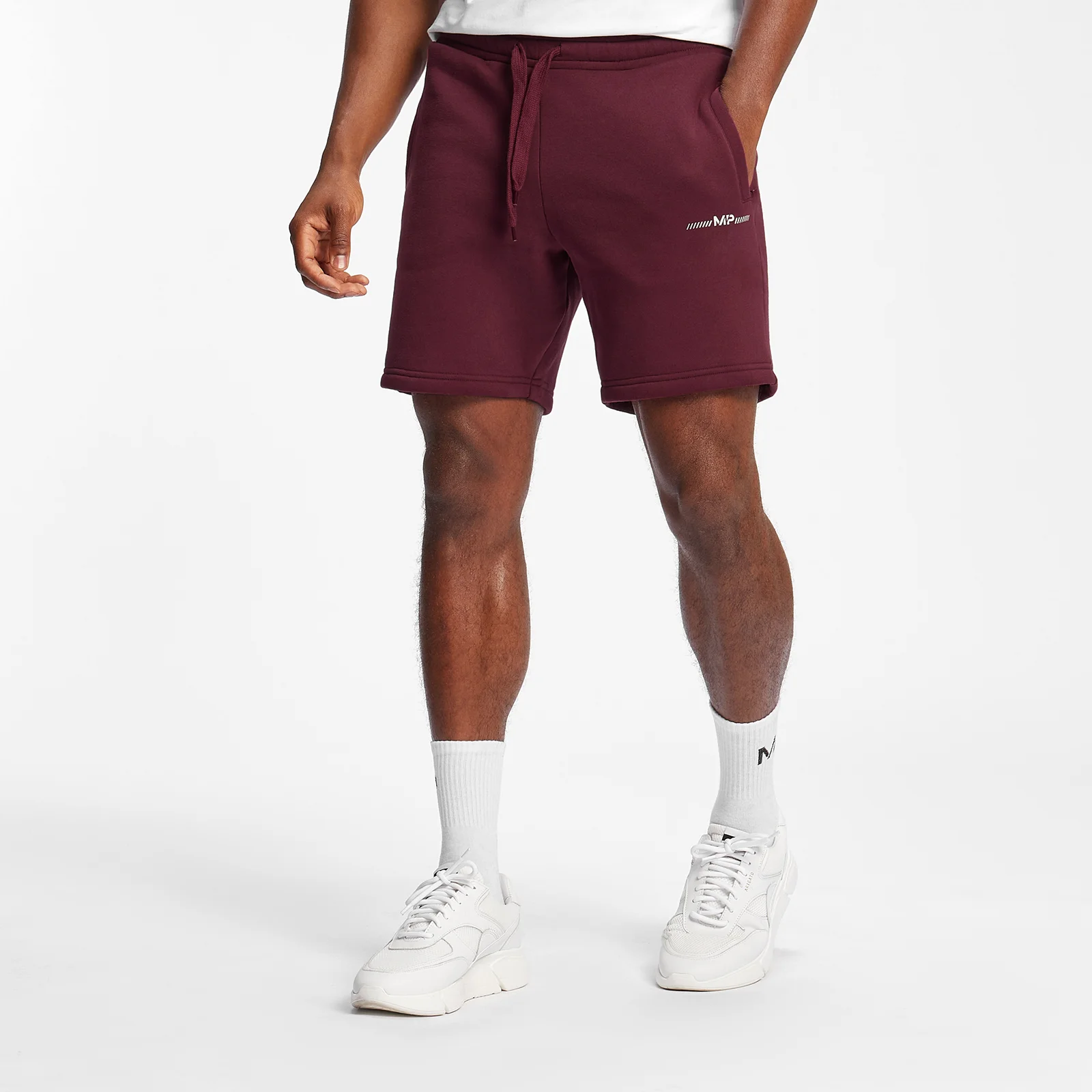 MP Men's Mini Mark Graphic Shorts - Merlot - XXS Εικόνα 1