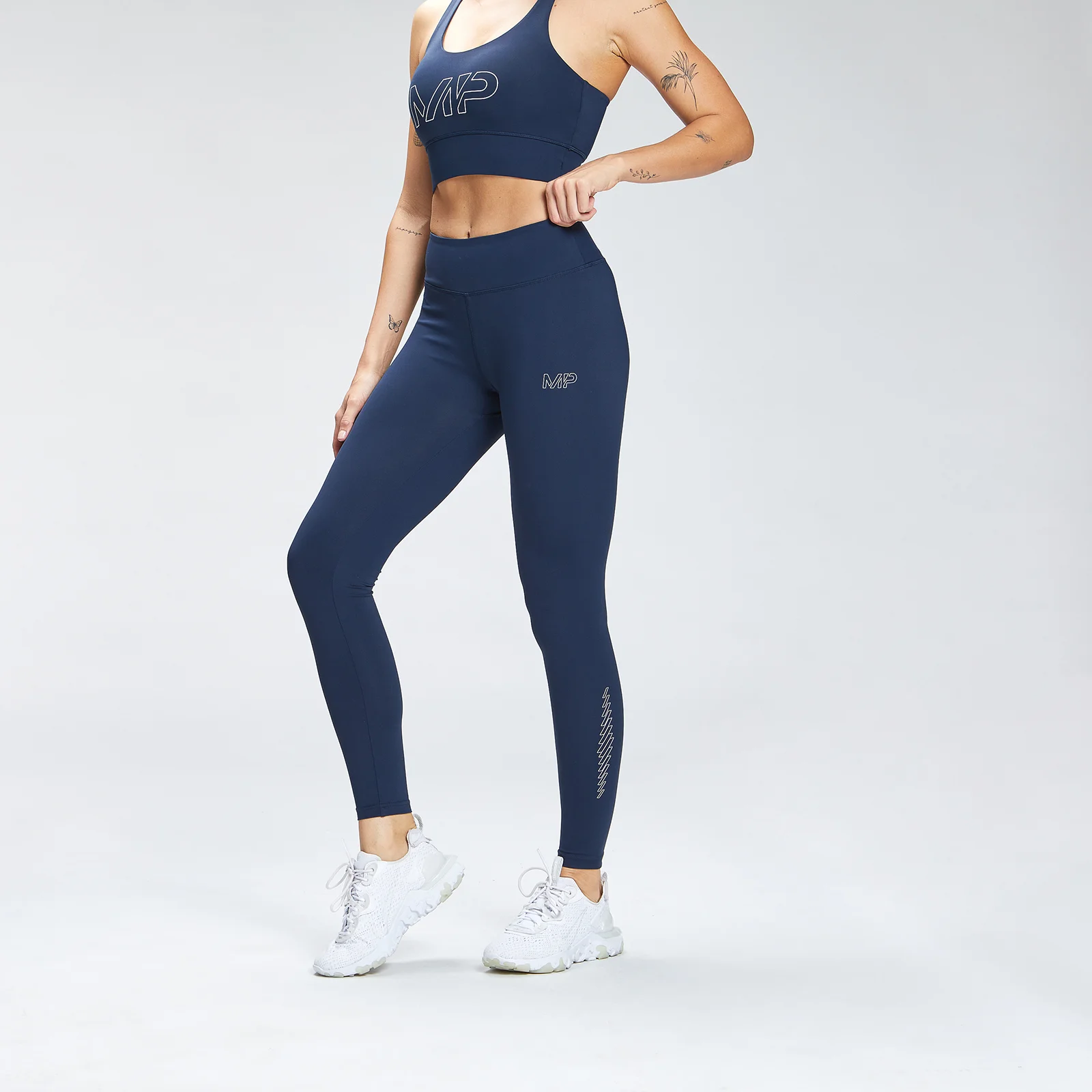 MP Women's Repeat Mark Graphic Training Leggings - Μπλε πετρόλ - XXS Εικόνα 1
