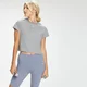 MP Γυναικείο μπλουζάκι Essentials Crop T-Shirt - Grey Marl