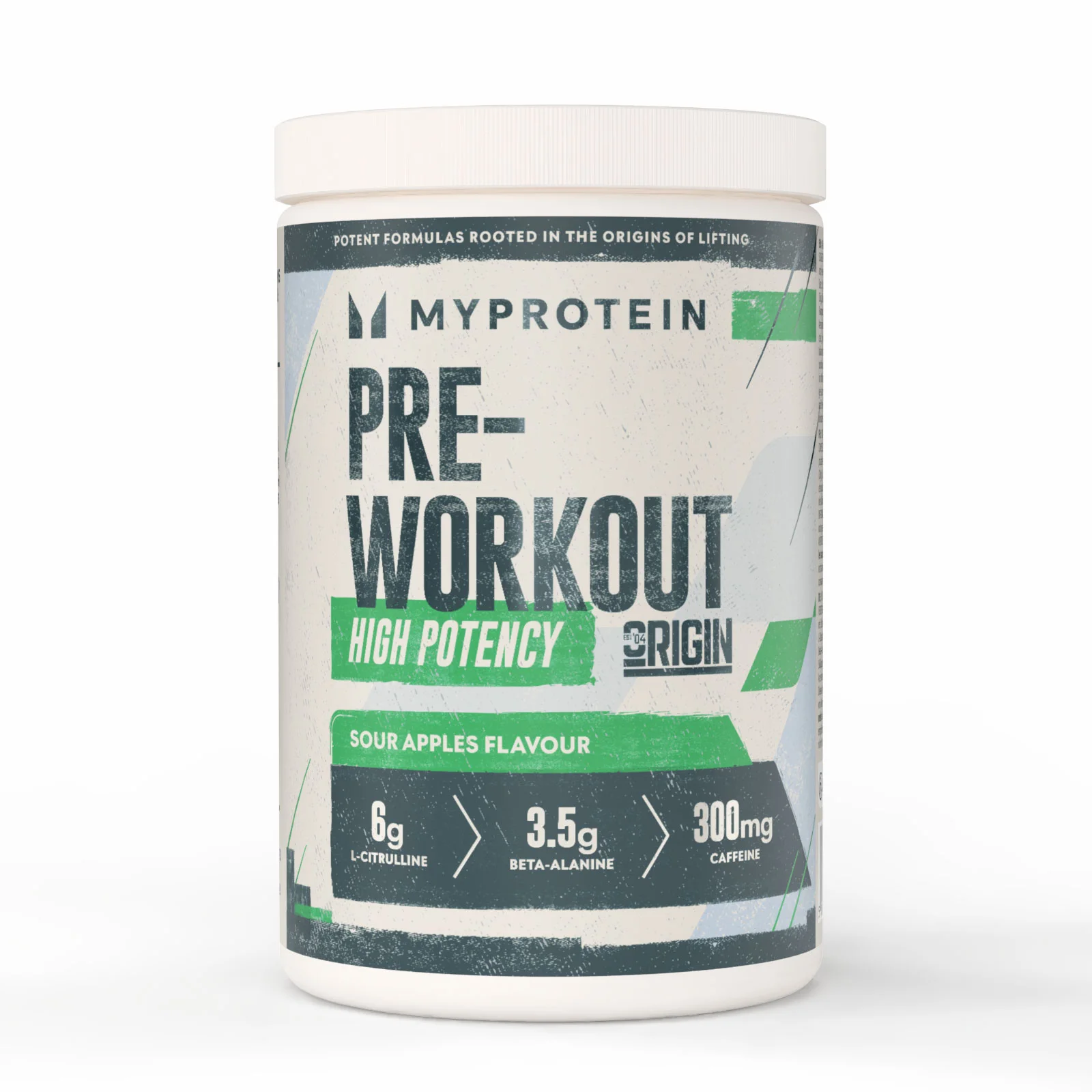 Origin Pre-Workout - 600G - 30servings - Sour Apples Εικόνα 1