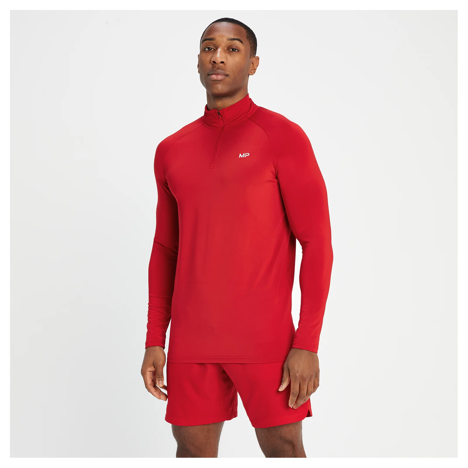 MP Men's Training 1/4 Zip - Crimson - XXS Εικόνα 1
