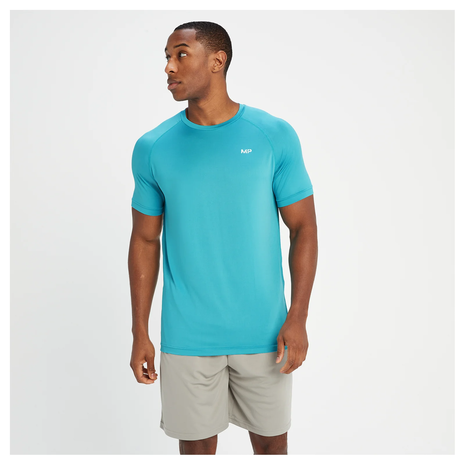 MP Men's Training Short Sleeve T-Shirt - Aqua - XXS Εικόνα 1