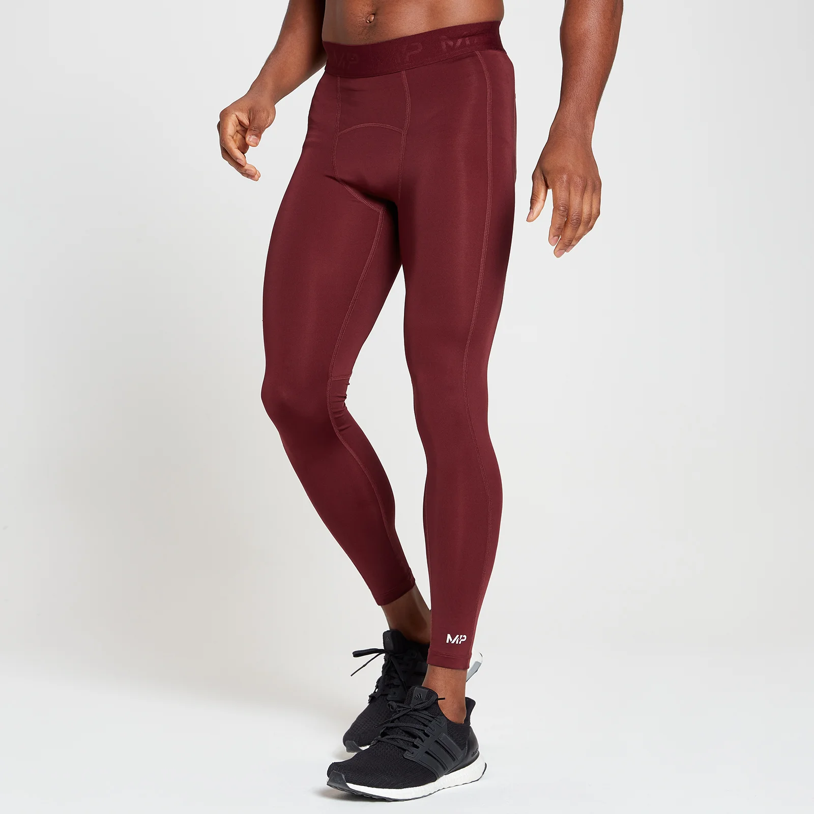 Ανδρικό Κολάν Προπόνησης MP Essentials Base Layer - Merlot - XXS Εικόνα 1