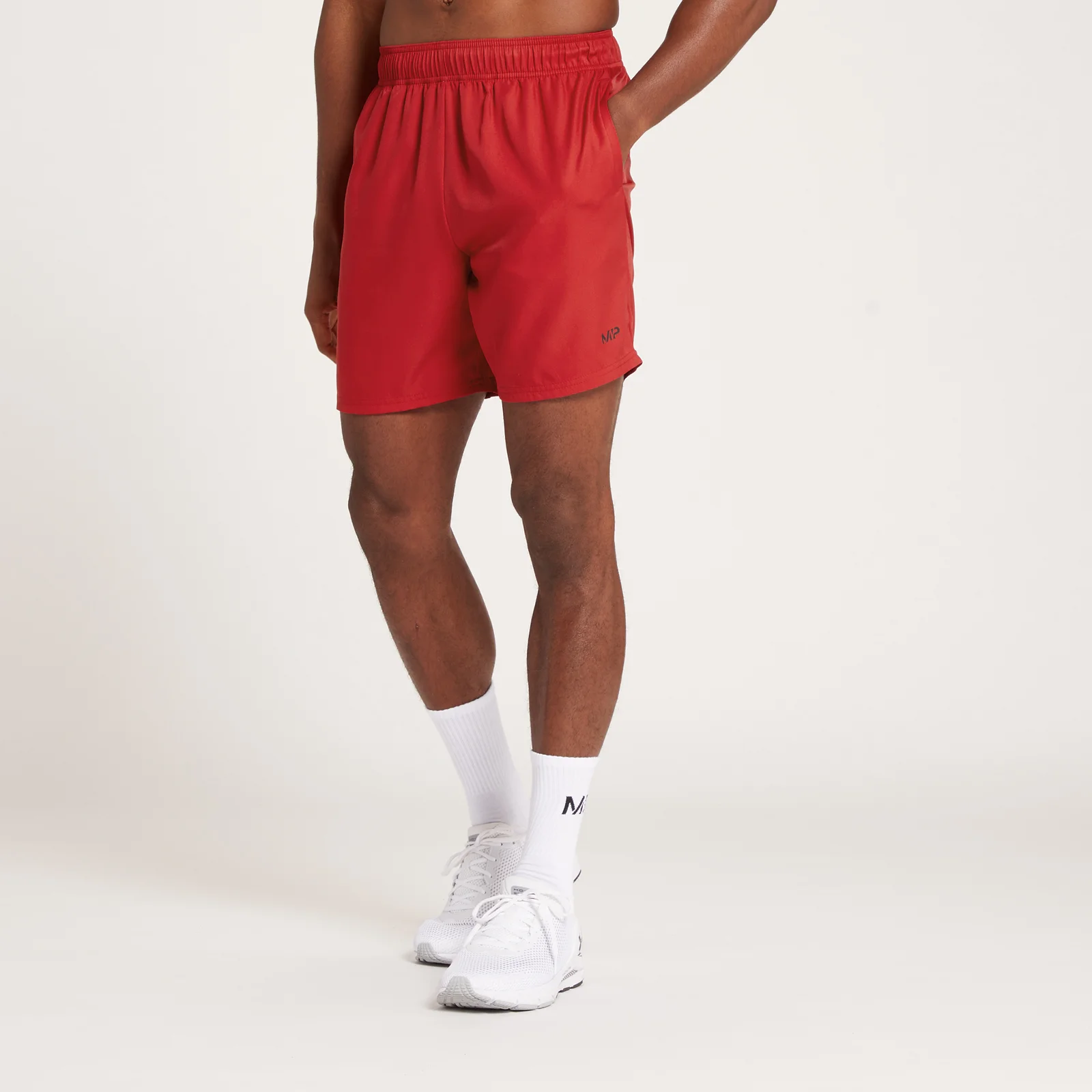 Ανδρικό Σορτς Προπόνησης MP Repeat Graphic - Wine - XXS Εικόνα 1