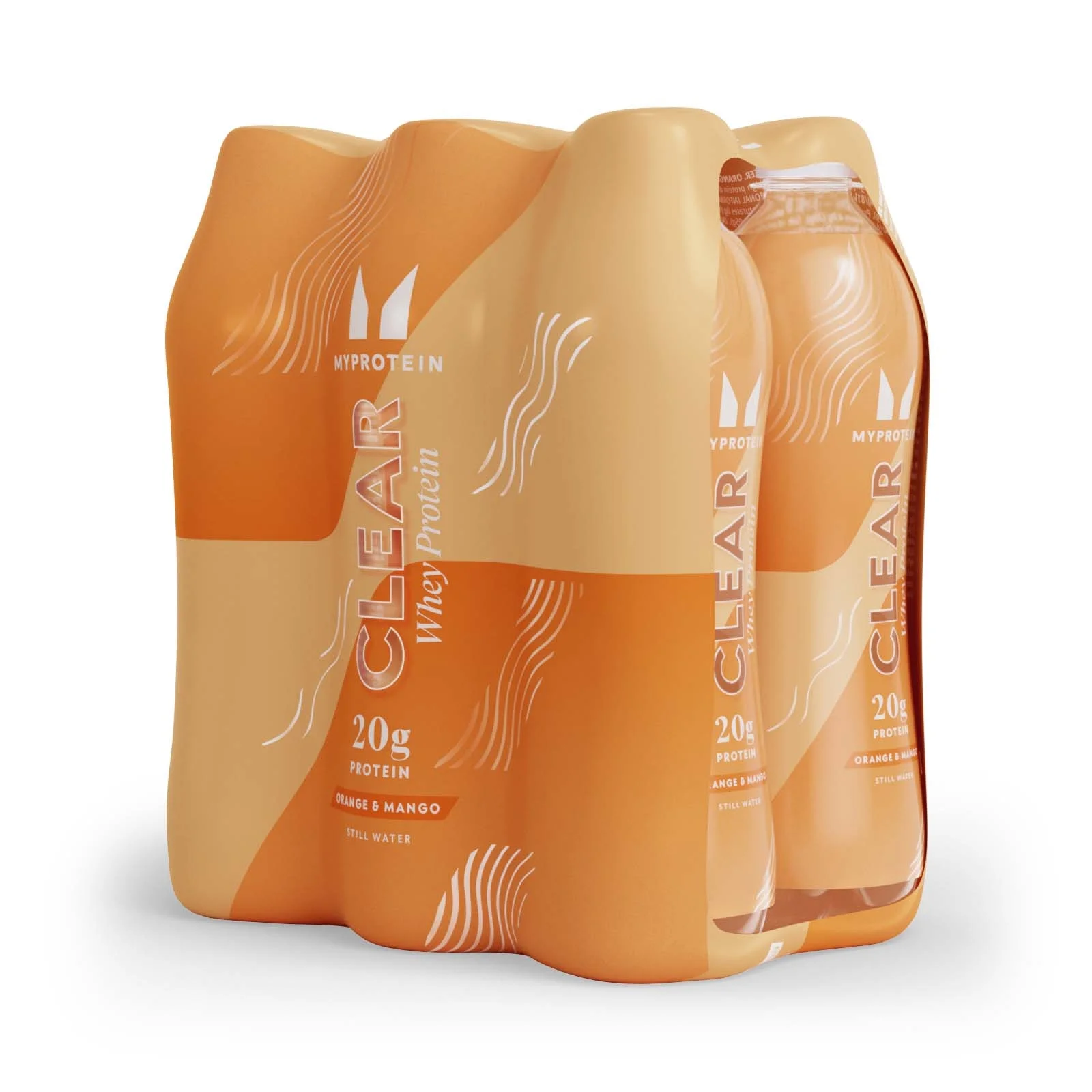 Clear Protein Water - RTD (Συσκευασία των 6) - 6 Pack - Orange & Mango Εικόνα 1
