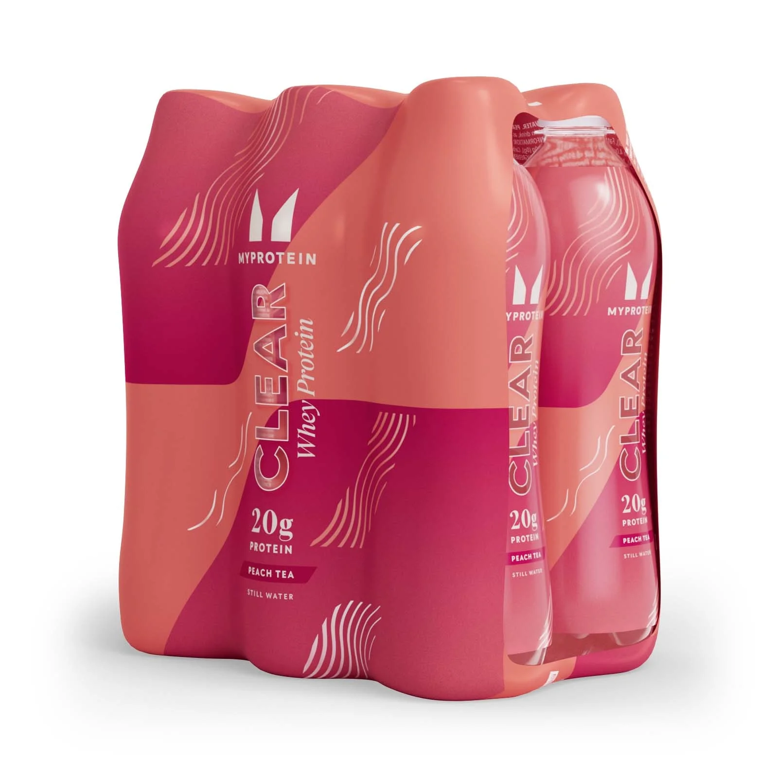 Clear Protein Water - RTD (Συσκευασία των 6) - 6 Pack - Τσάι Ροδάκινο Εικόνα 1