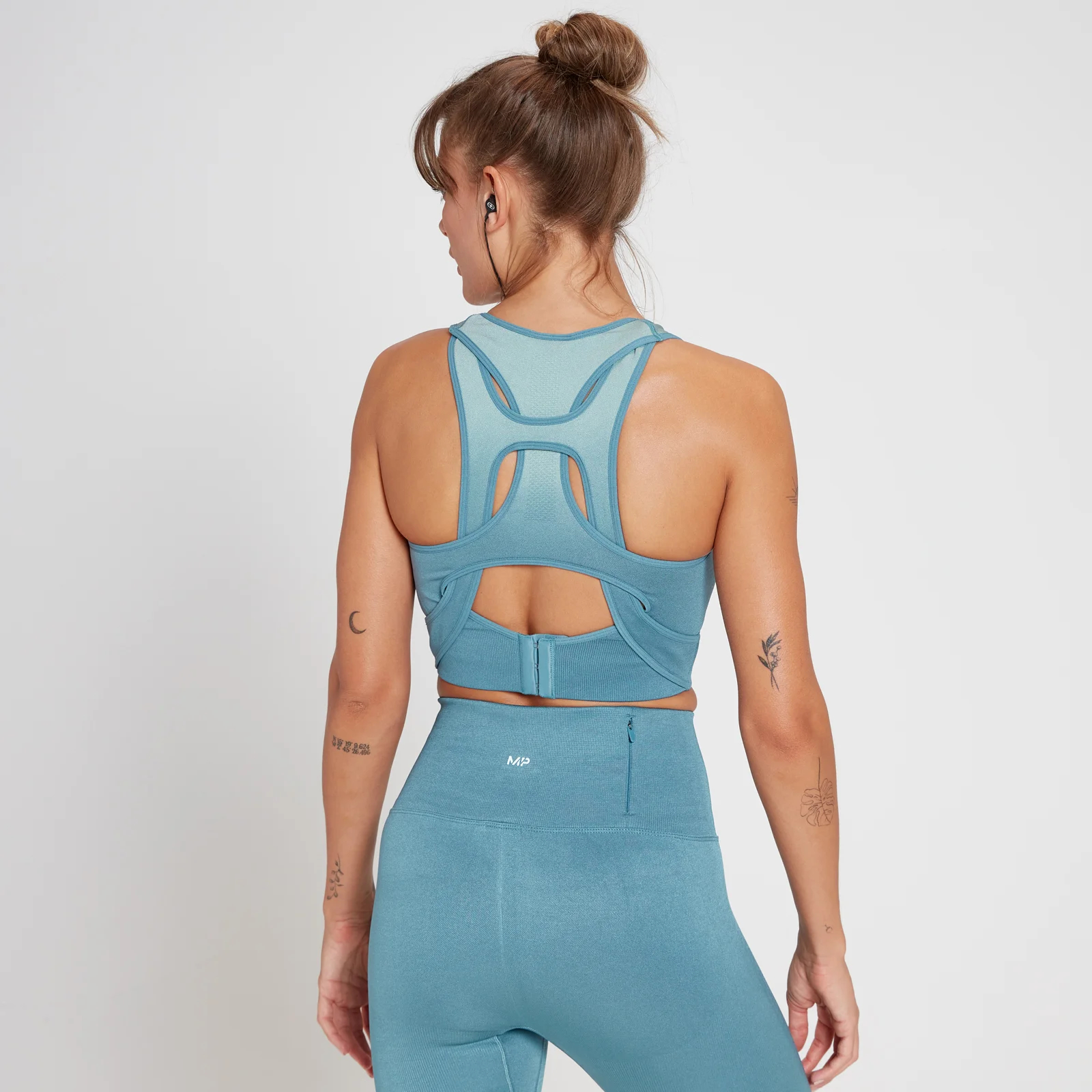 Γυναικείο Αθλητικό Σουτιέν MP Velocity Ultra Seamless - Stone Blue - XS Εικόνα 1