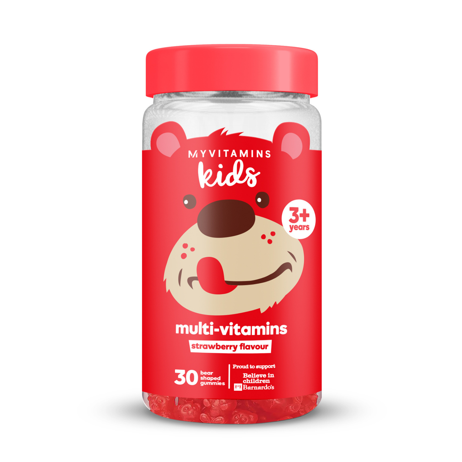 Παιδικά πολυβιταμινούχα ζελεδάκια - 30gummies - Φράουλα Εικόνα 1