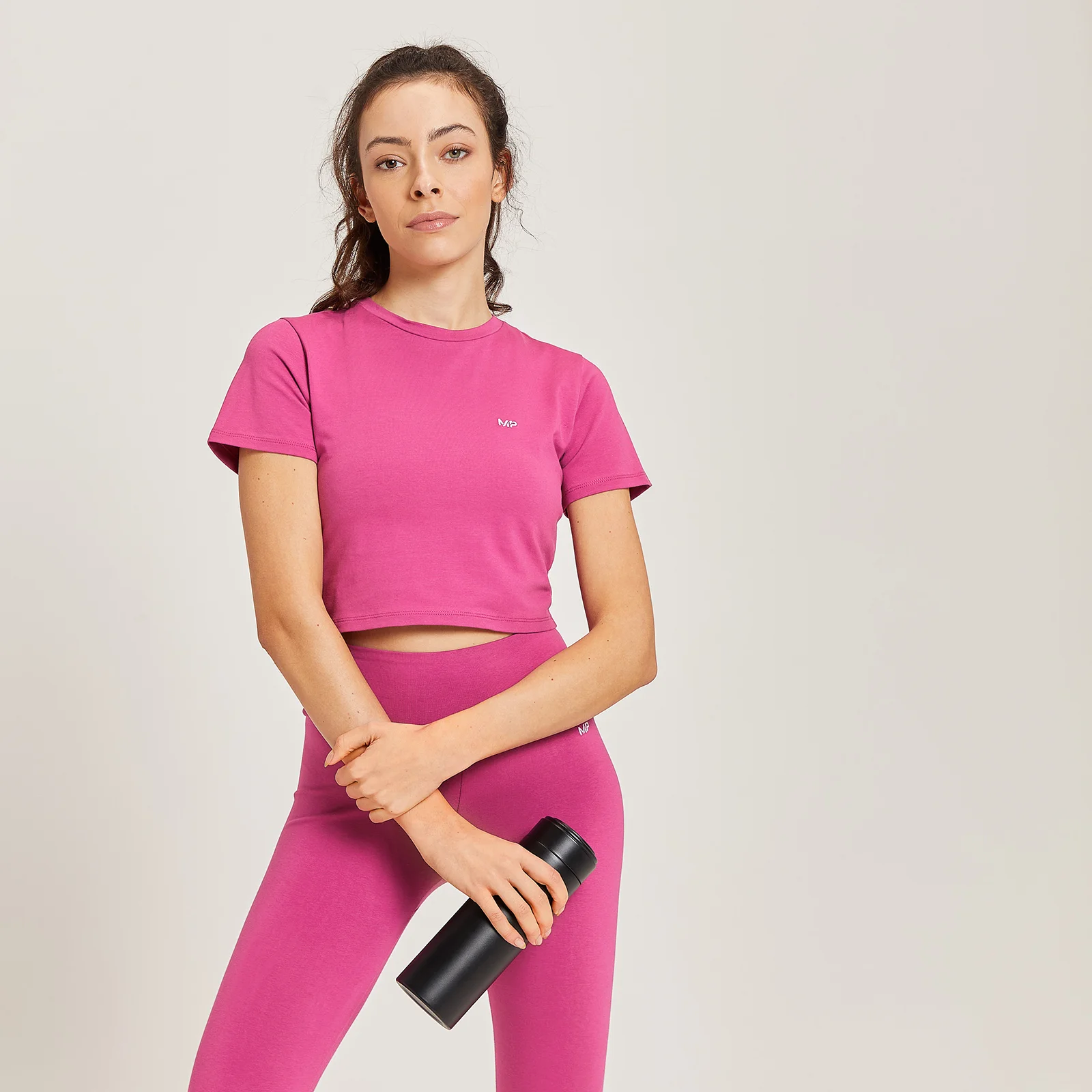 Γυναικείο Κοντό Μπλουζάκι MP Body Fit - Sangria - XXS Εικόνα 1