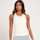 Γυναικείο Αμάνικο Μπλουζάκι Ριμπ MP - Εκρού