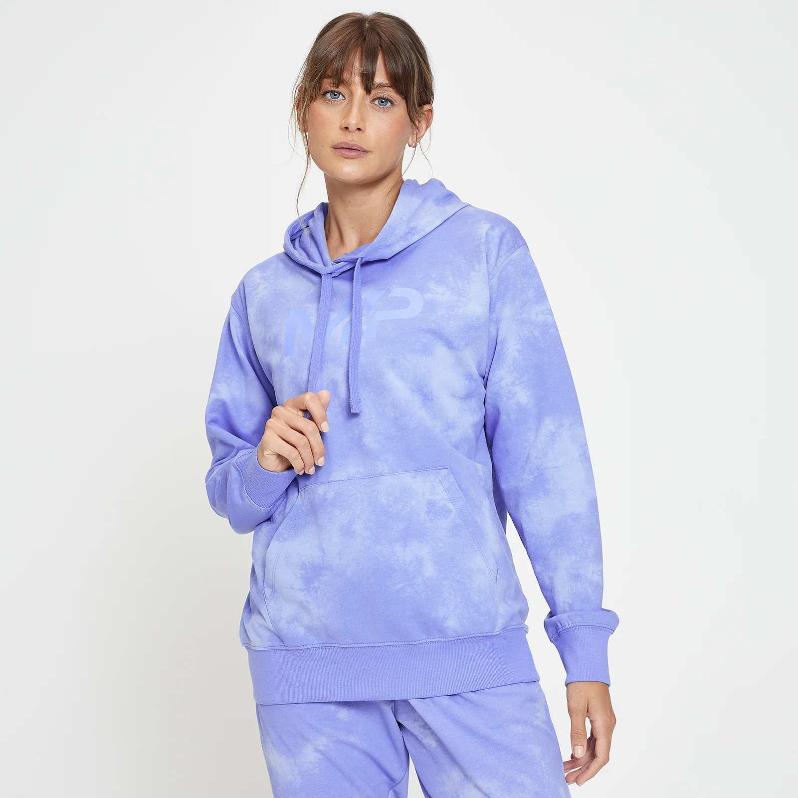 Γυναικείο Φούτερ Με Κουκούλα MP Composure Tie Dye - Chalk Purple - XXS Εικόνα 1