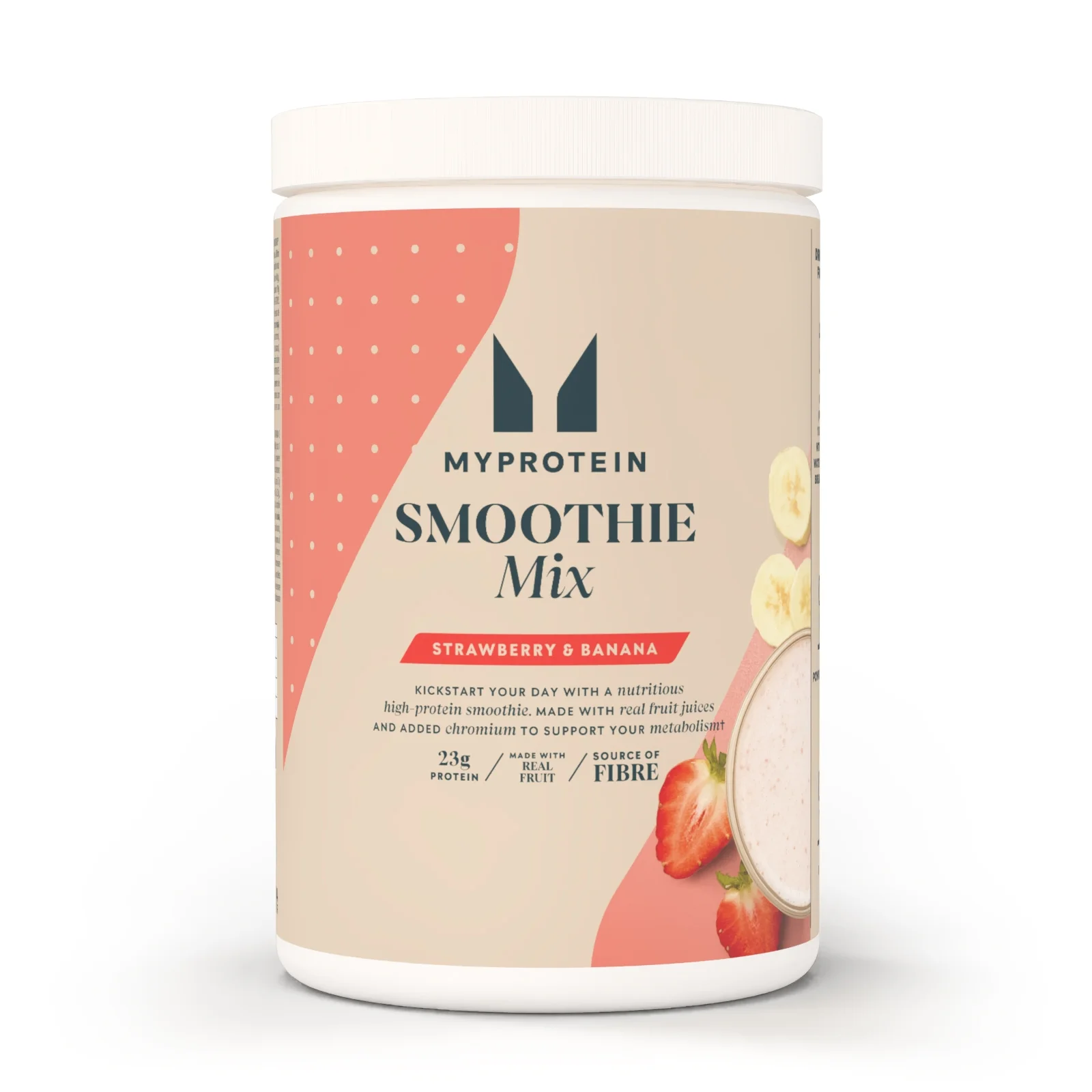 Breakfast Smoothie - 500g - Φράουλα και Μπανάνα Εικόνα 1