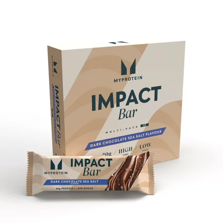 Impact Protein Bar - 6 x 64g - Μαύρη Σοκολάτα & Θαλασσινό Αλάτι