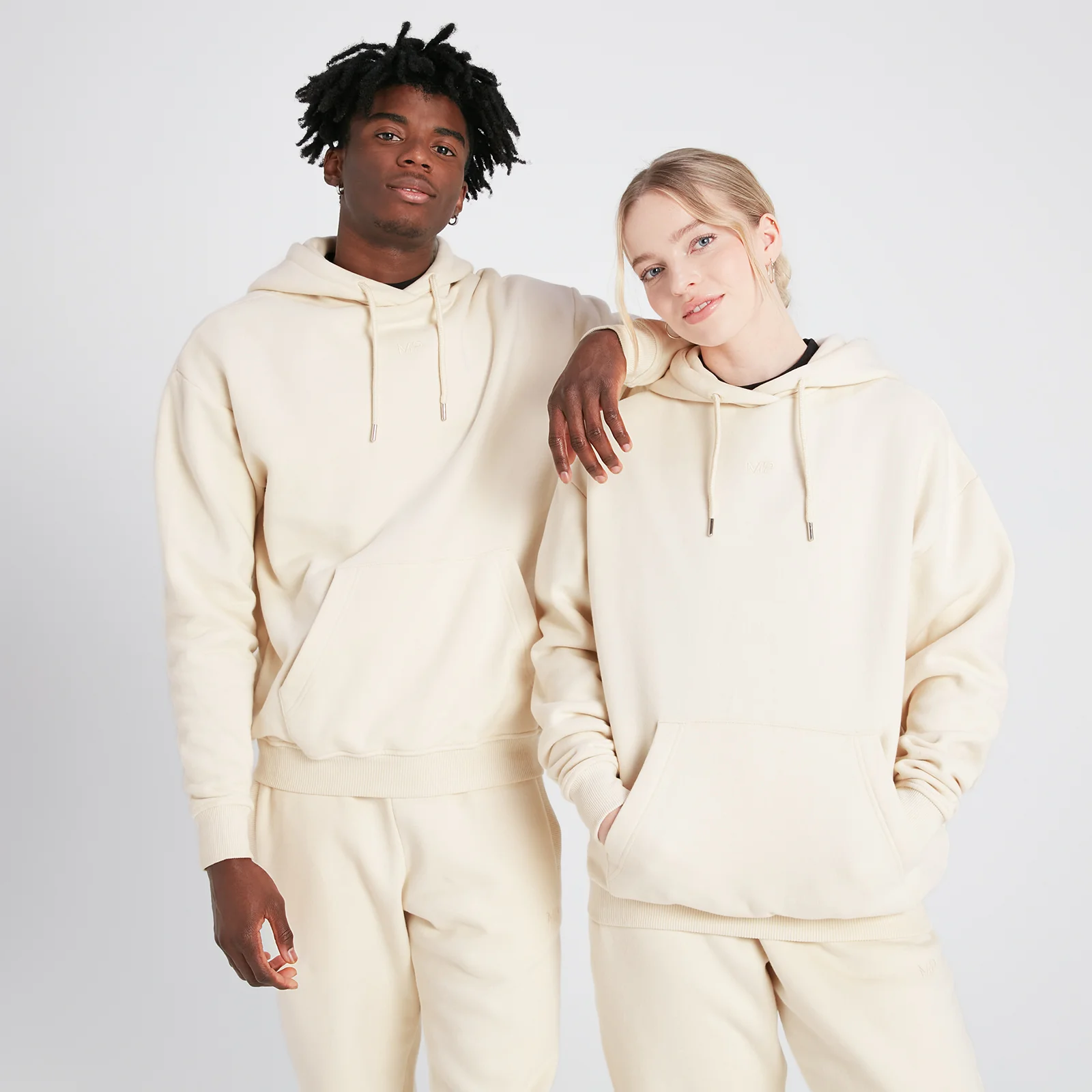 Φούτερ Με Κουκούλα MP Rest Day - Εκρού - XXS-XS Εικόνα 1