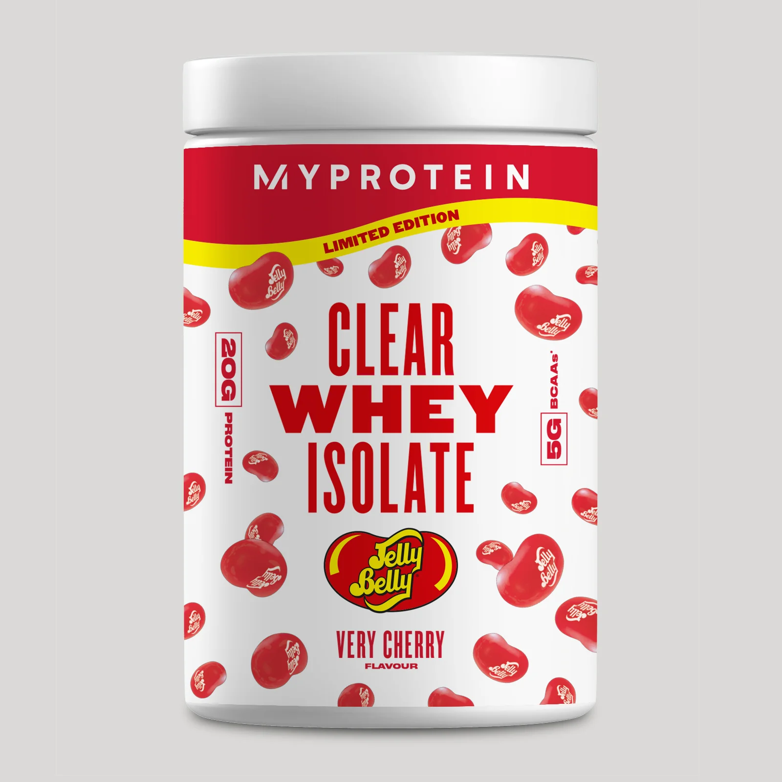 Clear Whey Isolate – Jelly Belly® - 20servings - Very Cherry Εικόνα 1