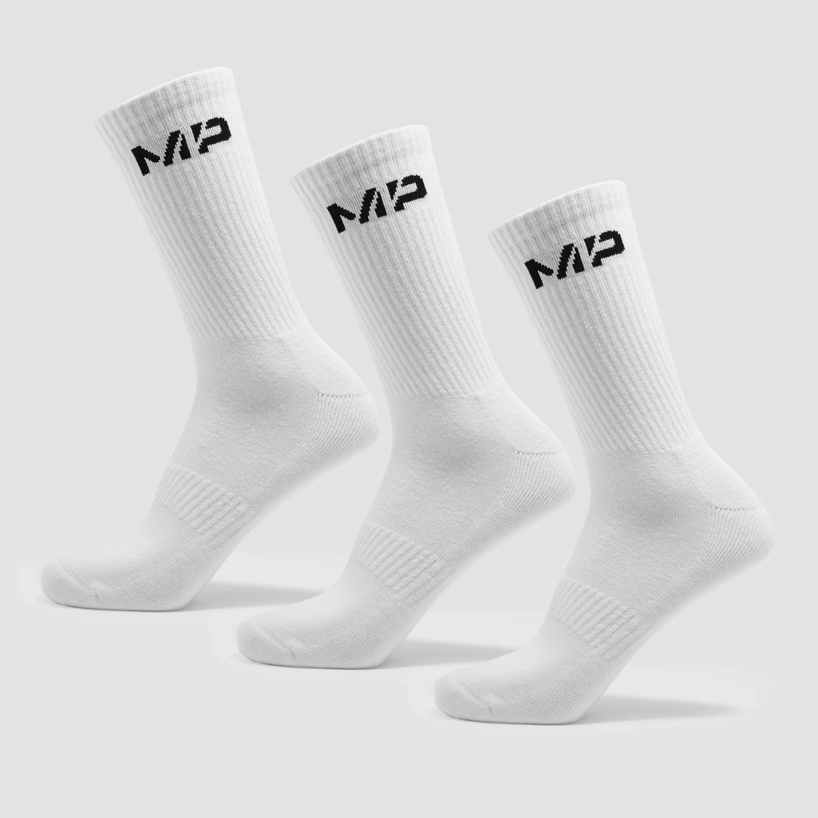 MP Unisex Crew Socks (3 pack) - White - UK 2-5 Εικόνα 1