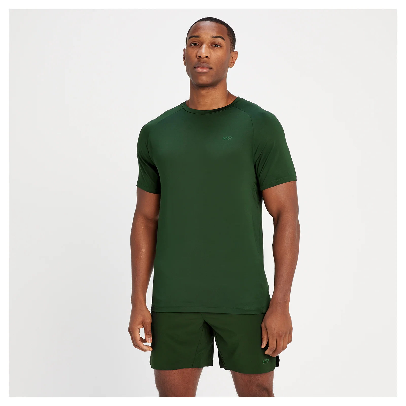 MP Men's Training Ultra Short Sleeve T-Shirt - Evergreen - XXS Εικόνα 1