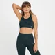 Γυναικείο Αθλητικό Σουτιέν Χωρίς Ραφές MP Tempo Wave - Μαύρο