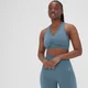 Γυναικείο Σουτιέν MP Washed Χωρίς Ραφές - Pebble Blue