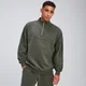 Ανδρικό Τοπ MP Rest Day Με Φερμουάρ 1/4 - Taupe Green