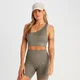 Γυναικείο Ασύμμετρο Σουτιέν MP Tempo Rib Seamless - Deep Taupe