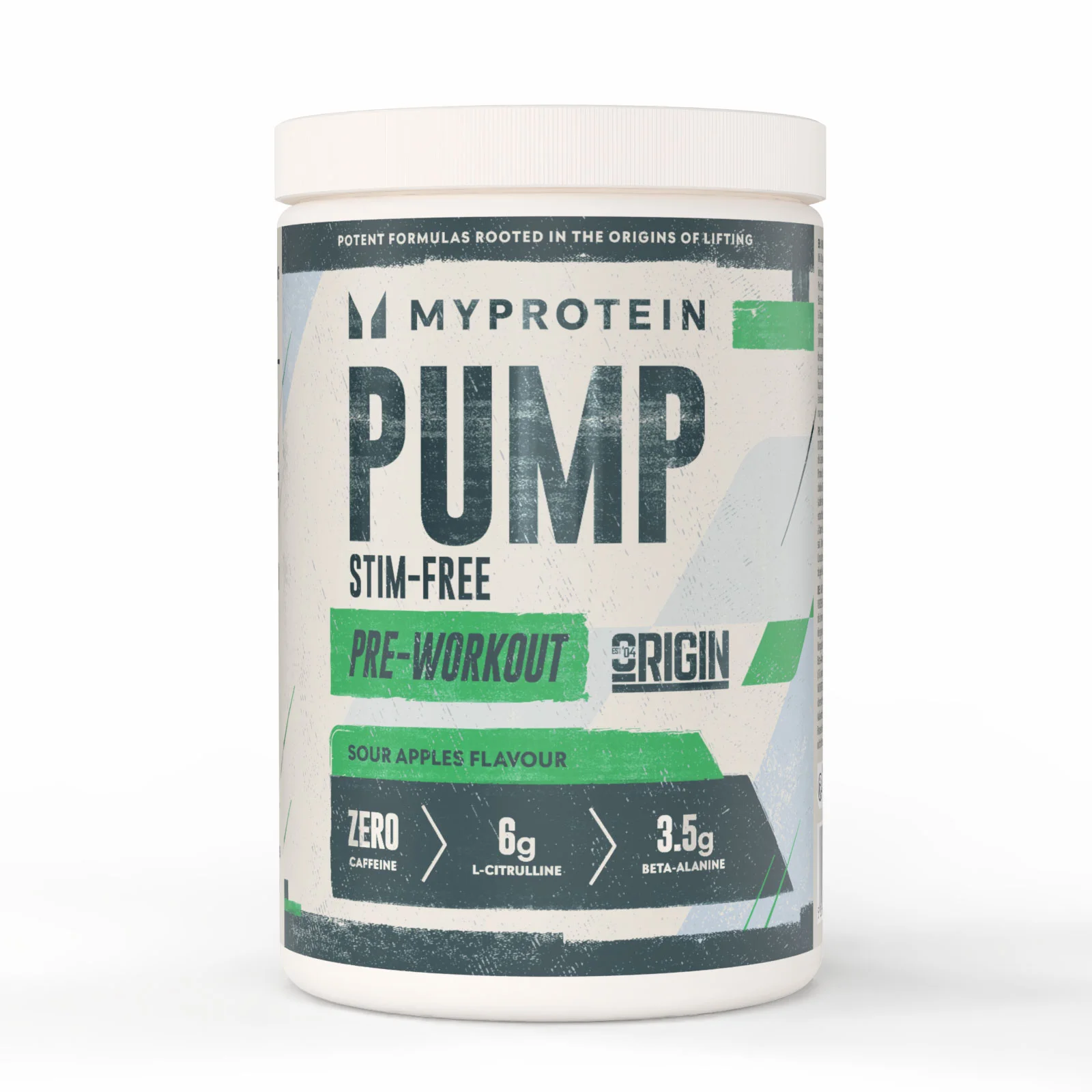 Origin Stim-Free Pre-Workout - 600G - 30servings - Sour Apples Εικόνα 1